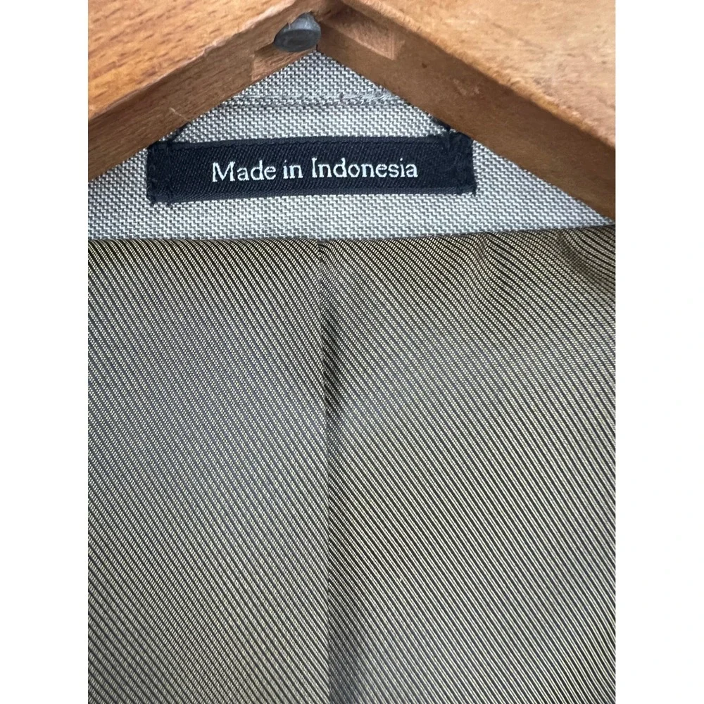 Pronto Uomo Suit Mens 48R 43W Tan 100% Wool 2-Piece Blazer Pants Fair Condition